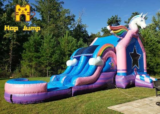 Enfants combinés secs humides commerciaux combinés adaptés aux besoins du client Jumper Jumping Slide Bounce House de videur gonflable à vendre
