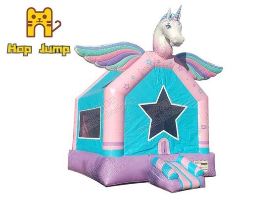 enfants de 13ft sautant le château Unicorn Design Indoor Inflatable Trampoline de videur
