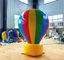 La publicité extérieure Inflatables de ballons d'arc-en-ciel a rectifié le logo adapté aux besoins du client