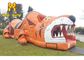 Rebond mignon d'Inflatables Tiger Fun City Playground Inflatable d'enfants extérieurs combiné